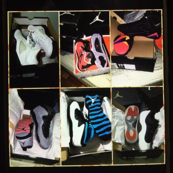 Jordan Other - air Jordan 5,6.7,8,9,10,13,14 with box